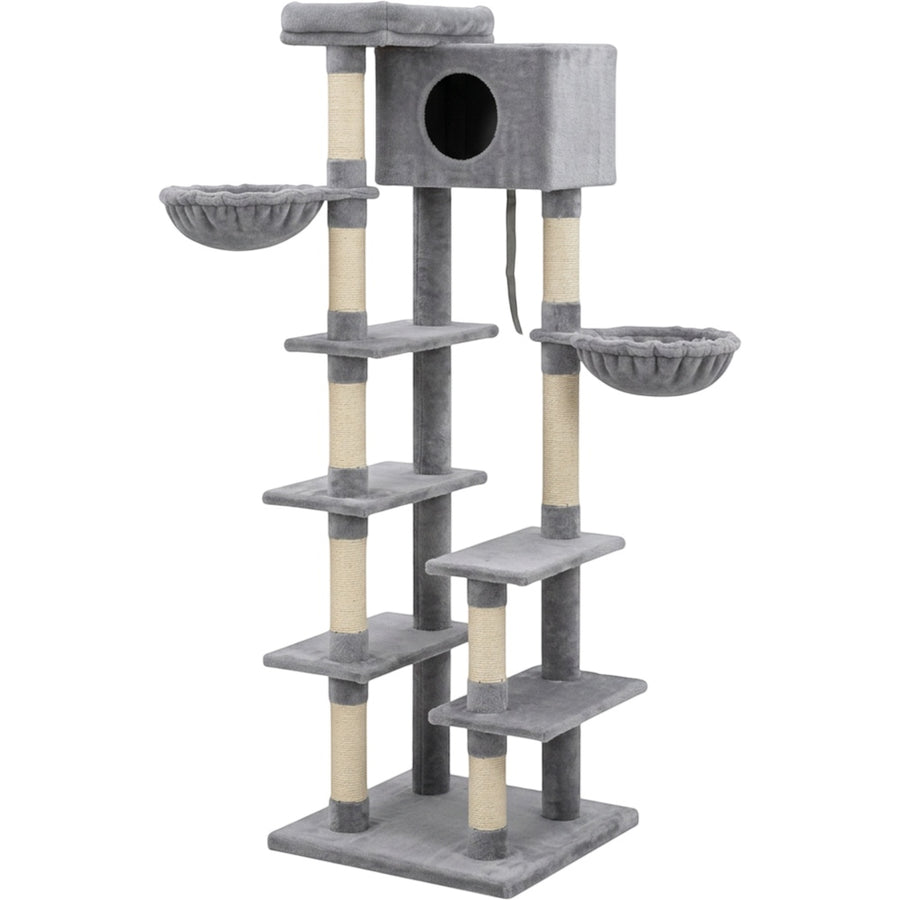 Briw Multi-Platform Cat Tower 155 cm Mist Gray